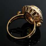 Gelbgold 585 Ring mit rundem Citrin, Handarbeit, 5,2g, Gr. 56 - фото 3