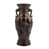 Vase aus Bronze. JAPAN, Meiji-Periode (1868-1912) - Foto 3