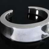 Moderne Georg Jensen Silber 925 Armspange, Entw.: Ove Went, 62,6g, Innendurchmesser 5,8x4,7cm, Tragespuren - Foto 2