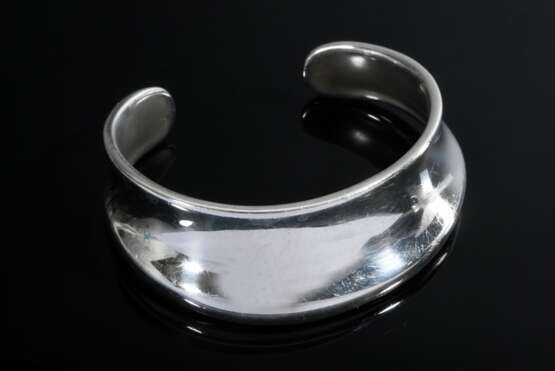 Georg Jensen Silber 925 Armspange, am äußeren Rand signiert, Dänemark, 48g, Umfang ca. 14,5cm - Foto 2