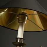 Metall Stehlampe auf rundem Fuß mit schwenkbarem Arm, H. 130cm - photo 3