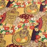 Paar Vorhangschals mit Druckdekor "Blumenvasen" in sommerlichen Farben, Charleston Farmhouse Collection, hell unterfüttert, 294x126cm, neu angefertigt, unbenutzt - Foto 2