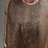Modische Fell Weste mit Schnürverschluss in Beige- und Brauntönen, ungefüttert, Gr. S - photo 4