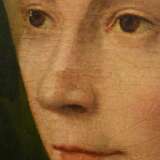 Unbekannter holländischer Meister des 16.Jh. "Portrait einer Dame mit Haube" um 1520, Öl/Holz, parkettiert, 35,8x28,8cm (m.R. 47x40cm), spätere Retuschen, leichtes Craquelé - photo 4