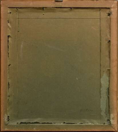 Unbekannter Künstler des 19.Jh. (Lip?) "Blick in einen Werkstatthof" 1878, Öl/Leinwand auf Malpappe kaschiert, u.l. sign., 31,6x27,5cm (m.R. 37x33,5cm), kleine Defekte der Maloberfläche - фото 5