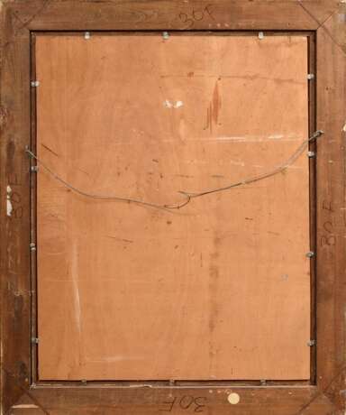 Briss, Samuel (*1930) „Frau mit Vogel“ ca. 1995, Öl/Holz (gerastert), u.r. sign, Prunkrahmen (leichte Altersspuren), 92,5x73cm (m.R. 112,5x93,5cm) - фото 5