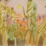Bargheer, Eduard (1901-1979) "Maisfeld im Sonnenlicht", Aquarell/Bleistift, verso "Stadtskizze"/Tinte, 31,8x43,3cm (m.R. 34,7x46,3cm), kleine Randdefekte - Foto 1
