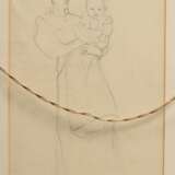 Modersohn-Becker, Paula (1876-1907) "Sitzendes Mädchen", verso "Stehende mit Kind auf dem Arm", Bleistift, monogr. "f.PMB./OM." durch Otto Modersohn (1865-1943), bez. u.l. "67", WV… - фото 5