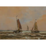 TERHELL, ADRIAAN CHRISTIAN W. (1863-1949), "Segelboote an der Küste", - photo 1