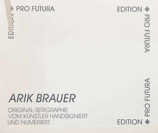 2 Brauer, Arik (1929-2021) "Die Töpferin im Wald" und "Der Musiker im freien Land" 1992, Serigraphien (nach Ölgemälden) auf Museumskarton, 20/590, u. sign./num., Edition Pro Futura, mit Informationsbl… - photo 5
