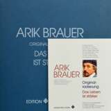 Brauer, Arik (1929-2021) "Das Leben ist stärker", Farbradierung, 139/270, u. sign./num., Edition Pro Futura, mit Informationsblatt, im Passepartout montiert, PM 24,7x31,7cm, BM 41x45cm (m.PP. 42x47cm) - photo 4