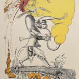 Dalí, Salvador (1904-1989) "Les songes drolatiques de Pantagruel”, 152/250, 25 (Farb-)Lithographien, je sign., mit 2 Vorblättern, Edition Celami, Madrid/Genf 1973, in Originalmappe (80x59,5cm, leichte Gebrauchsspure… - Foto 5