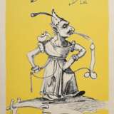 Dalí, Salvador (1904-1989) "Les songes drolatiques de Pantagruel”, 152/250, 25 (Farb-)Lithographien, je sign., mit 2 Vorblättern, Edition Celami, Madrid/Genf 1973, in Originalmappe (80x59,5cm, leichte Gebrauchsspure… - Foto 6