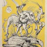 Dalí, Salvador (1904-1989) "Les songes drolatiques de Pantagruel”, 152/250, 25 (Farb-)Lithographien, je sign., mit 2 Vorblättern, Edition Celami, Madrid/Genf 1973, in Originalmappe (80x59,5cm, leichte Gebrauchsspure… - Foto 8