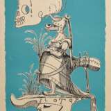 Dalí, Salvador (1904-1989) "Les songes drolatiques de Pantagruel”, 152/250, 25 (Farb-)Lithographien, je sign., mit 2 Vorblättern, Edition Celami, Madrid/Genf 1973, in Originalmappe (80x59,5cm, leichte Gebrauchsspure… - photo 16