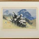 Droege, Oscar (1898-1983) "Sommerlandschaft", Farbholzschnitt, u.r. sign., PM 23,7x39,5cm (m.R. 46,5x60cm), leicht vergilbt - photo 2