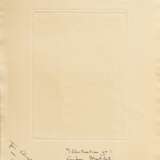 Dufy, Raoul (1877-1953) "Hafenansicht" um 1930, Radierung, aus: "Eugène Montfort. La belle enfant ou l'amour à quarante ans", verso bez./gewidmet, PM 20x14,5cm, BM 32x24,7cm, leicht vergilbt - photo 4