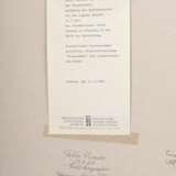 Picasso, Pablo (1881-1973) "La ronde de la jeunesse" 1961, Farblithographie, i. Druck sign./dat., Trockenstempel "Editions Combat pour la paix / S.P.A.D.E.M. Paris", verso bez. und Klebeetikett "… - фото 5