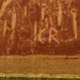 Rohlfs, Christian (1849-1938) "Die gute Tante" 1910/1911, Farbholzschnitt, u.r. i. Stock sign., PM 19,5x11,7cm (m.R. 47x38,5cm) - Foto 3