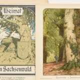 Mappenwerk "Heimat - Bilder aus dem Bereich der deutschen Hansestädte" 1902/1903 von Paul Müller-Kaempff (1861-1941), Wilhelm Feldmann (1859-1932) und Friedrich Wachenhusen (1859-1925) aus 10 Mappen mit je 10 (… - photo 3