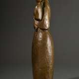 Baron, Josef (1920-2020) "Stehende Mutter Gottes mit Kind", Bronze, H. 36,5m - Foto 4