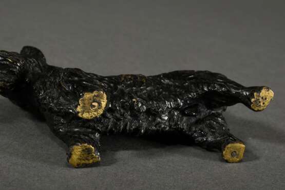 Kleine Bronze "Scotch Terrier" in feiner Ausführung, Anfang 20.Jh., 8x11x3,3cm - Foto 5