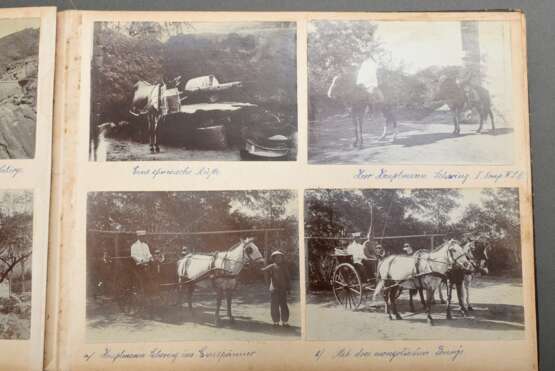 Fotoalbum zur Erinnerung an China 1906-1910 von Walther Jubisch, insgesamt 127 historische Fotografien chinesischer Motive u.a. Peking / Tientsin (Tianjin), große Mauer, Reisfelder, Lama Tempel, Pagoden im Sommerpalast, … - Foto 10