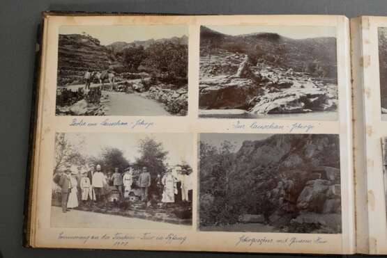 Fotoalbum zur Erinnerung an China 1906-1910 von Walther Jubisch, insgesamt 127 historische Fotografien chinesischer Motive u.a. Peking / Tientsin (Tianjin), große Mauer, Reisfelder, Lama Tempel, Pagoden im Sommerpalast, … - фото 17