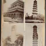 Fotoalbum zur Erinnerung an China 1906-1910 von Walther Jubisch, insgesamt 127 historische Fotografien chinesischer Motive u.a. Peking / Tientsin (Tianjin), große Mauer, Reisfelder, Lama Tempel, Pagoden im Sommerpalast, … - photo 24