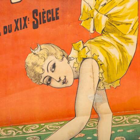 Plakat "MOULIN ROUGE tous les soirs à 9H Avant le Bal...", um 1890-1900, - photo 3