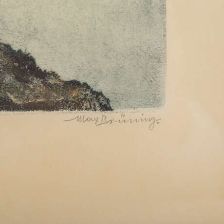 BRÜNING, MAX (1887-1968), 2 Landschaften, - Foto 5