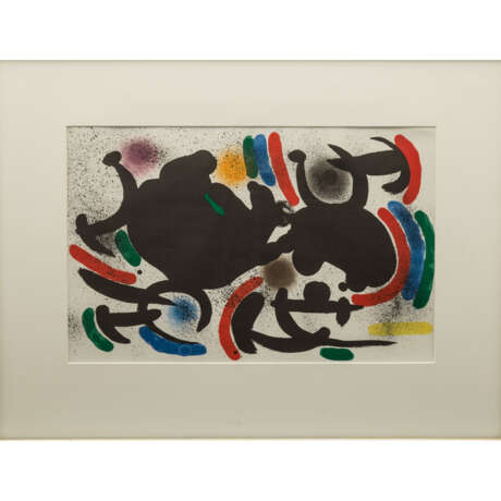 MIRO, JOAN (1893-1983), "Abstrakte Komposition", - photo 1
