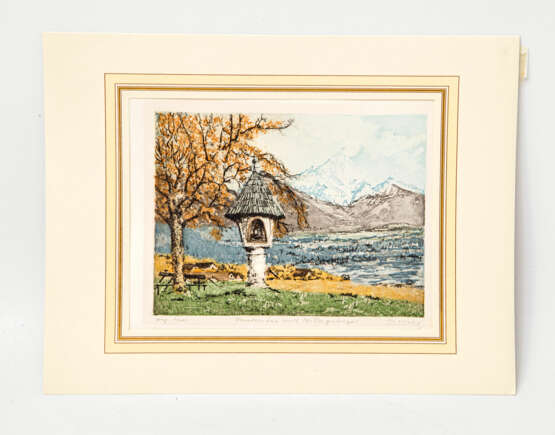 LOISEL, WILHELM (1914-2005), "Faaker See auf Mittagskogel", - Foto 2