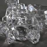 4 Diverse Teile Glas und Kristall "Eisbären", 2x Skandinavien mit eingeschmolzenen Silber Folien, 2x signiert "Nachtmann", H. 6,6-12cm - Foto 7
