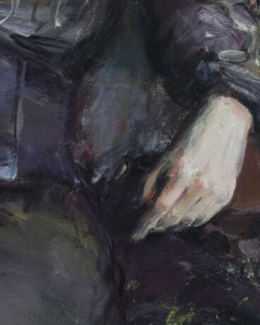 "Stranger" Canvas Oil Neo-impressionism Портрет женский Ukraine 2023 - photo 3