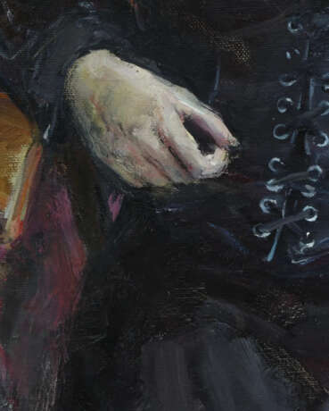 "Stranger" Canvas Oil Neo-impressionism Портрет женский Ukraine 2023 - photo 4