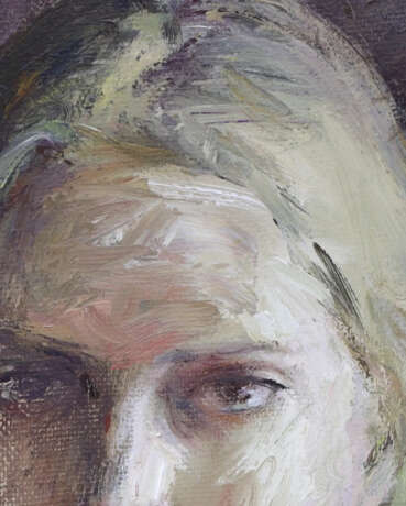 "Stranger" Leinwand Öl Neoimpressionismus Портрет женский Ukraine 2023 - Foto 5