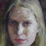 "Stranger" Canvas Oil Neo-impressionism Портрет женский Ukraine 2023 - photo 6
