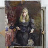 "Stranger" Canvas Oil Neo-impressionism Портрет женский Ukraine 2023 - photo 7