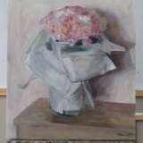 "Mother's bouquet" масло на двп Oil Neo-impressionism Flower still life Ukraine 2023 - photo 5