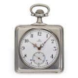 Pocket watch: rare square pocket watch by Omega, probably aro… - photo 1