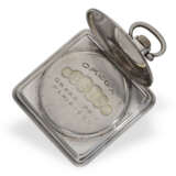 Taschenuhr: seltene quadratische Taschenuhr von Omega, vermu… - Foto 3