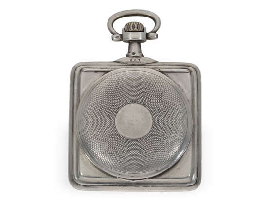 Pocket watch: rare square pocket watch by Omega, probably aro… - фото 6