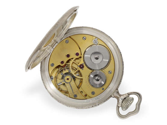 Pocket Watch: rare Longines Art Nouveau pocket watch with rel… - photo 3