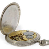Pocket Watch: rare Longines Art Nouveau pocket watch with rel… - фото 5
