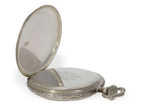 Pocket Watch: rare Longines Art Nouveau pocket watch with rel… - photo 6