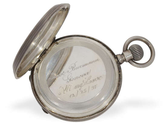 Pocket watch: technically interesting hunting case watch with… - photo 3