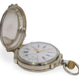 Taschenuhr: ungewöhnliches, schweres Wippenchronometer für d… - Foto 5