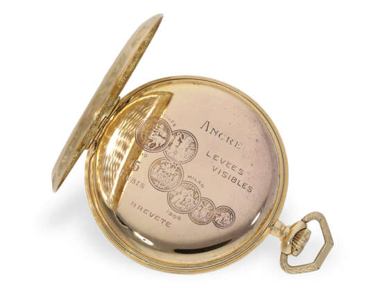 Pocket watch: elegant Art Deco dress watch with Breguet dial,… - фото 3
