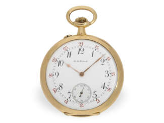 Taschenuhr: qualitätsvolles französisches Ankerchronometer,…